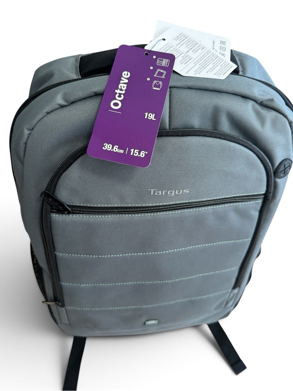 Targus Octave 15.6 Inch Laptop Backpack Gray TBB593GL 19L New With Tags